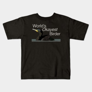 World's Okayest Birder Kids T-Shirt